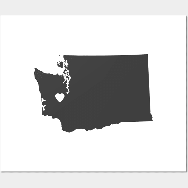 Washington Love Wall Art by juniperandspruce